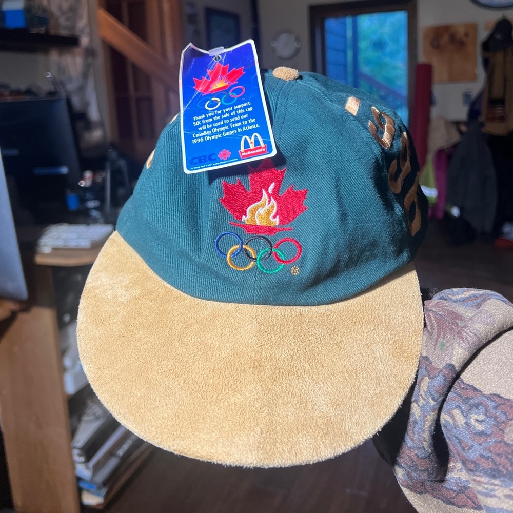 vintage 1998 atlanta olympics team canada hat